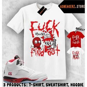 Tee Shirt Matching 5 Og Fire Red To Match Fafo Rick Morty T-Shirt